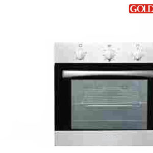 GOLDAIR UNDER COUNTER EYE LEVEL OVEN + TIMER STAINLESS STEEL