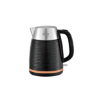 ULTIMUM S/S BLACK RIBBED + WOOD TRIM EFFECT KETTLE