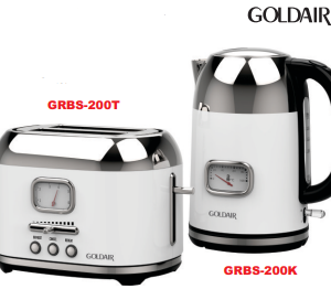 GOLDAIR 2 PIECE RETRO BREAKFAST SET