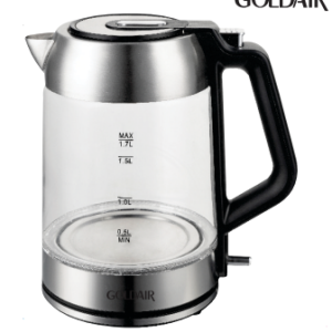 GOLDAIR 1.7L CORDLESS GLASS KETTLE