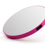 OMG MIRROR 2,000 MAH POWER BANK, PINK