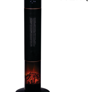 GOLDAIR PTC FAN HEATER WITH FIREPLACE EFFECT  AND REMOTE