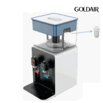 GOLDAIR TABLETOP WATER DISPENSER + FILTER.