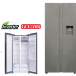 GOLDAIR 610 LITRE SIDE BY SIDE INVERTER REFRIGERATOR/ FREEZER WITH WATER DISPENSER