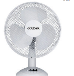 GOLDAIR 40cm OSCILLATING DESK FAN