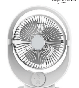 GOLDAIR 8” RECHARGEABLE BOX FAN