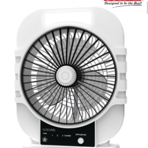 GOLDAIR 8” RECHARGEABLE BOX FAN