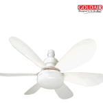 GOLDAIR 20” (51cm) SOCKET CEILING FAN  WITH 1 LIGHT