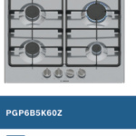 BOSCH SERIE 2 60CM GAS HOB WITH INTEGRATED CONTROLS