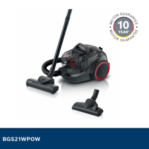 BOSCH CANISTER VACUUM CLEANER   BAGLESS PROPOWER  2000 W MOTOR