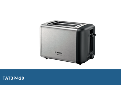 BOSCH COMPACT TOASTER  “DESIGNLINE” 970 W