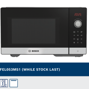 BOSCH SERIE 2 FREESTANDING MICROWAVE WITH GRILL