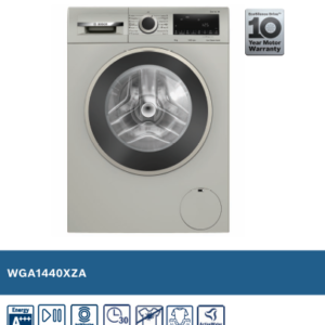 BOSCH SERIE 4  9KG WASHING MACHINE ANTISTAIN  SILVER INOX