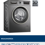 BOSCH SERIE 4  9KG WASHING MACHINE CAST IRON GREY