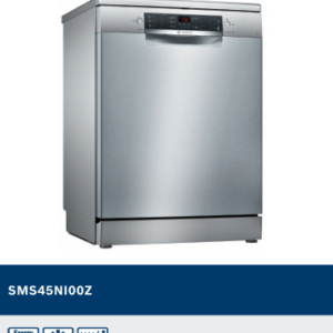BOSCH SERIE 4 DISHWASHER STAINLESS STEEL, LACQUERED