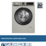 BOSCH SERIE 6 10KG WASHING MACHINE, HOME CONNECT SILVER INOX