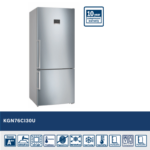 BOSCH SERIE 6 521 LITRE NO FROST  BOTTOM FREEZER COMBINATION BRUSHED STEEL ANTI-FINGERPRINT