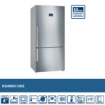 BOSCH SERIE 6 619 LITRE NO-FROST BOTTOM FREEZER COMBINATION STAINLESS STEEL WITH ANTI-FINGERPRINT