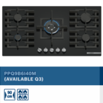 BOSCH SERIE 6  90CM GAS HOB BLACK