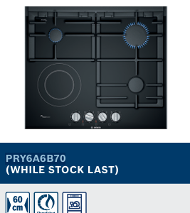 BOSCH SERIE 8 60CM CERAMIC GAS HOB