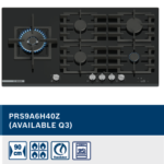 BOSCH SERIE 8  90CM GAS HOB BLACK