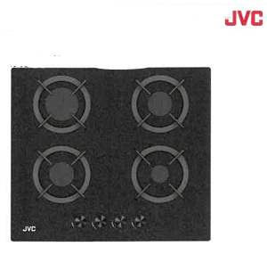 JVC 4 BURNER GLASS GAS HOB