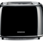 KENWOOD ETERNA BREAKFAST SET PLASTIC ELECTRIC 2 SLICE TOASTER GLOSSY BLACK TCP31.000BK