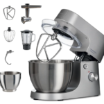 KENWOOD KITCHEN MACHINE HOMEBAKE STAND MIXER WITH BLENDER & MEAT GRINDER-SILVER KHH01.220SI