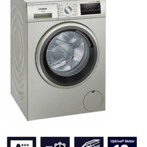 SIEMENS iQ300 8KG SILVER INOX WASHING MACHINE
