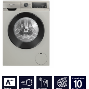 SIEMENS iQ300 9KG SILVER INOX WASHING MACHINE