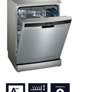 SIEMENS iQ500 60CM DISHWASHER STAINLESS STEEL LAQUERED