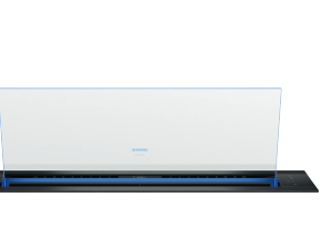 SIEMENS iQ700 90CM DOWNDRAFT EXTRACTOR, CLEAR GLASS, AMBIENT LIGHT EXHAUST OR RECIRCULATION OPERATION
