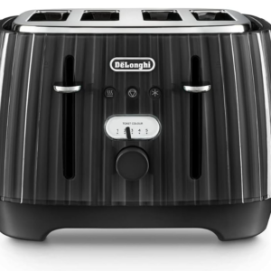 DELONGHI BALLERINA BREAKFAST SET 4 SLICE TOASTER FURNACE BLACK CTD4003.BK
