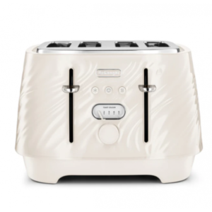 DELONGHI BALLERINA SETA BREAKFAST SET 4 SLICE TOASTER SILK BEIGE CTDS4003.CR