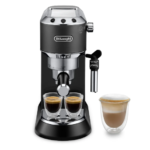 DELONGHI DEDICA STYLE PUMP ESPRESSO MATT BLACK COFFEE MACHINE EC685.BK