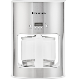 TAURUS ARCTIC COFFEE MAKER DRIP FILTER STAINLESS STEEL WITH WHITE TRIM 920100WH