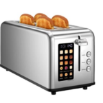 TAURUS MY TOAST QUATRO DIGI 4 SLICE TOASTER STAINLESS STEEL 960653