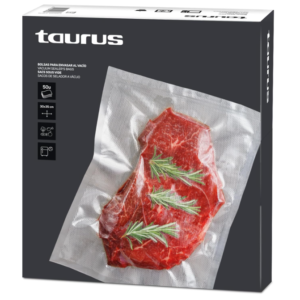 TAURUS VAC6000 VACUUM SEALER BAGS PLASTIC 30X35CM 999259