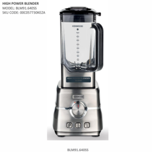 KENWOOD HIGH POWER BLENDER - BLM91.640SS
