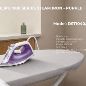 PHILIPS 1000 SERIES STEAM IRON - PURPLE DST1040/30