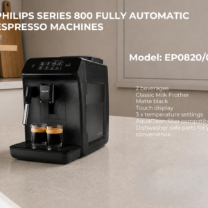PHILIPS SERIES 800 FULLY AUTOMATIC ESPRESSO MACHINES EP0820/00