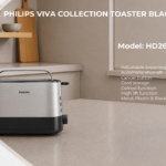 PHILIPS VIVA COLLECTION TOASTER BLACK HD2637/91