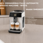 SEACO GRANAROMA FULLY AUTOMATIC  ESPRESSO MACHINE - WHITE SM6580/20