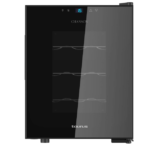 TAURUS CHANSON 12'' WINE COOLER 12 BOTTLES GLASS BLACK 70W 963009