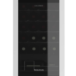 TAURUS CHANSON ''24'' WINE COOLER 24 BOTTLES GLASS BLACK 85W 963011