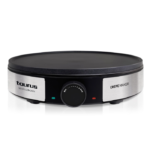 TAURUS CREPE MAKER VARIABLE TEMPERATURE CONTROL NON-STICK BLACK 30CM 1200W 968382