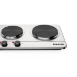 TAURUS SOLIS HOTPLATE DOUBLE ADJUSTABLE TEMPERATURE STAINLESS STEEL SOLID PLATE 2500W 927210