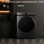 TCL 12KG FRONT LOADER WASHING MACHINE - DARK GREY C512FLG