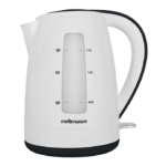 MELLERWARE BREEDE'' LOCALLY PRODUCED KETTLE CORDLESS PLASTIC BLACK & WHITE 2.0L 2200W 22600BL