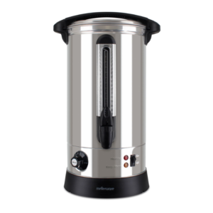 MELLERWARE GRANADA'' URN CORDED STAINLESS STEEL BRUSHED 10L 1500W 22500
